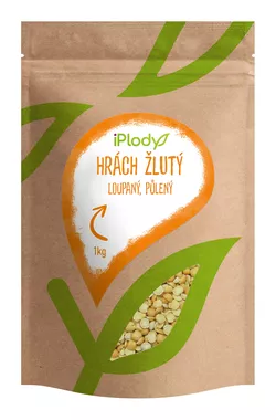 iPlody Hrách žlutý loupaný, půlený 1 kg