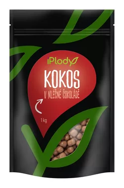 iPlody Kokosová kostka v mléčné čokoládě 100 g