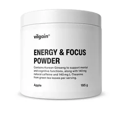 Vilgain Energy & Focus Powder jablko 195 g