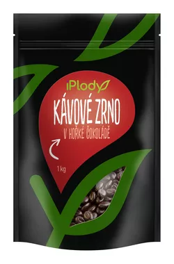 iPlody Kávové zrno v hořké čokoládě 100 g