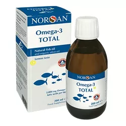 Norsan OMEGA-3 Total olej - 200ml Příchuť: Citronová