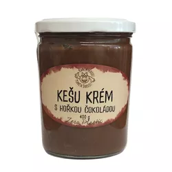 iPlody Kešu krém s hořkou čokoládou 400 g