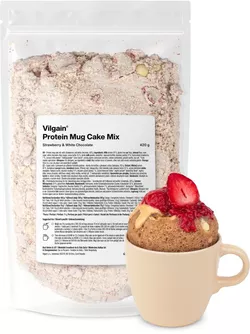 Vilgain Protein Mug Cake Mix Jahoda a bílá čokoláda 420 g