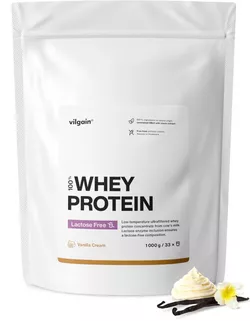 Vilgain Lactose Free Whey Protein Vanilkový krém 1000 g