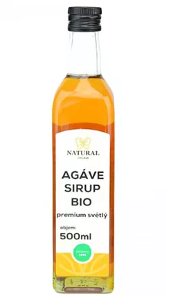 Natural Jihlava Agáve sirup premium světlý BIO 500 ml