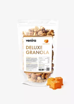 VENIRA deluxe granola, slaný karamel, 350 g