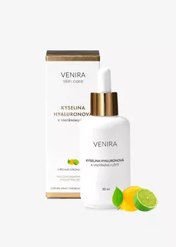 VENIRA kyselina hyaluronová k vnitřnímu užití, citrón-limeta, 50 ml