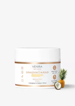 VENIRA opalovací máslo, bronze, SPF 25, piňakoláda