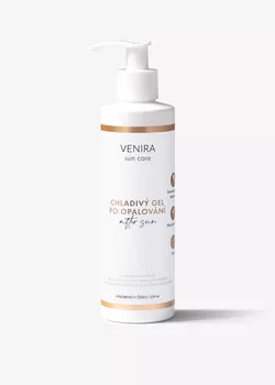 VENIRA chladivý gel po opalování, AFTER SUN, aloe vera a menthol, 250 ml