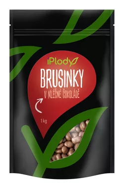 iPlody Brusinky v mléčné čokoládě 100 g