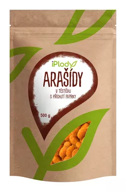 iPlody Arašídy v těstíčku s příchutí papriky 200 g